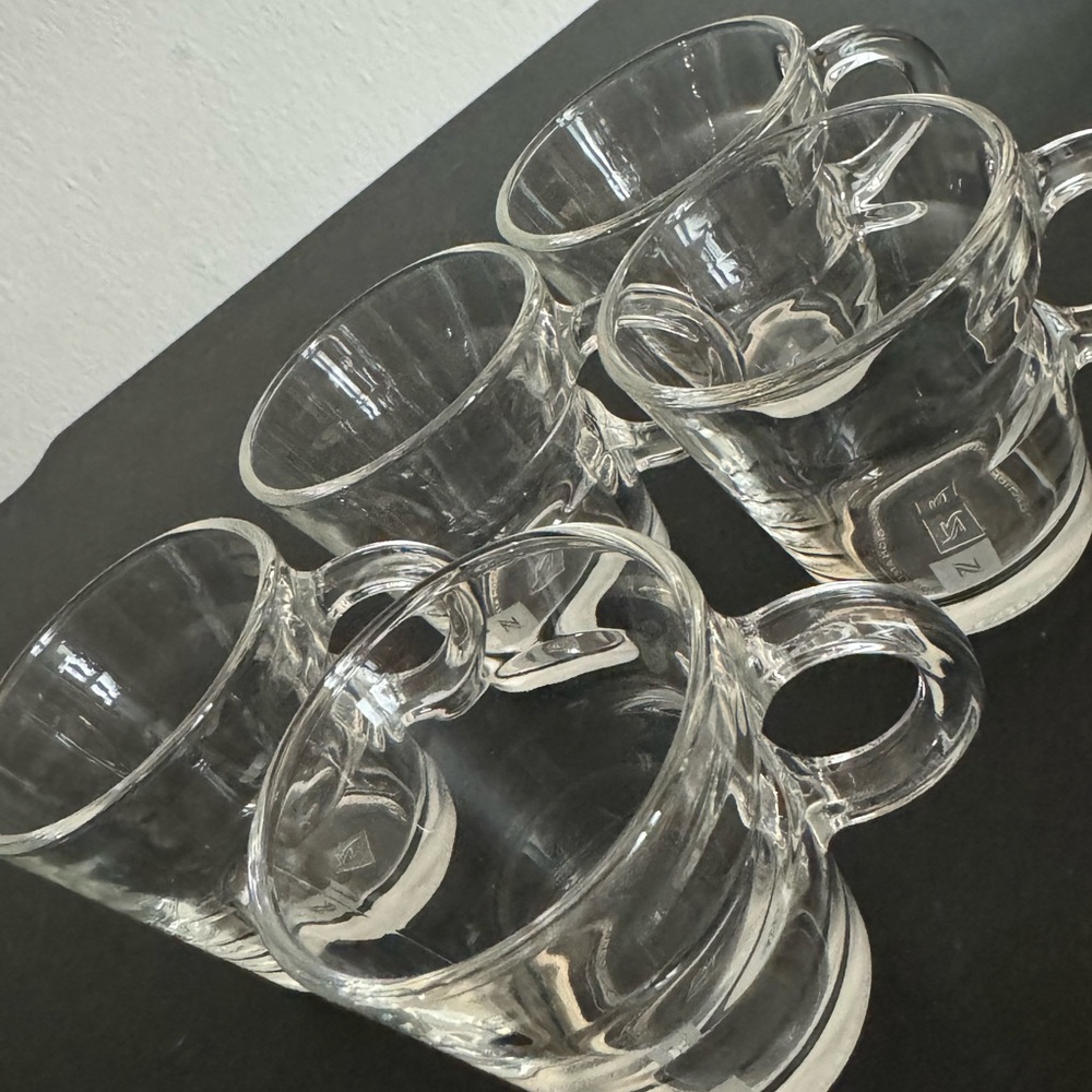 Espresso cappuccino glasses (5) Made in France.